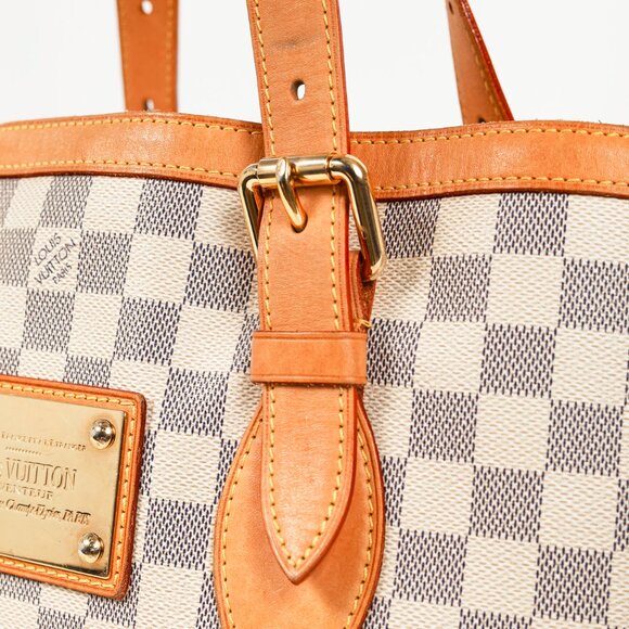Louis Vuitton Hampstead MM Damier Azur Canvas Tote - Picture 8 of 16